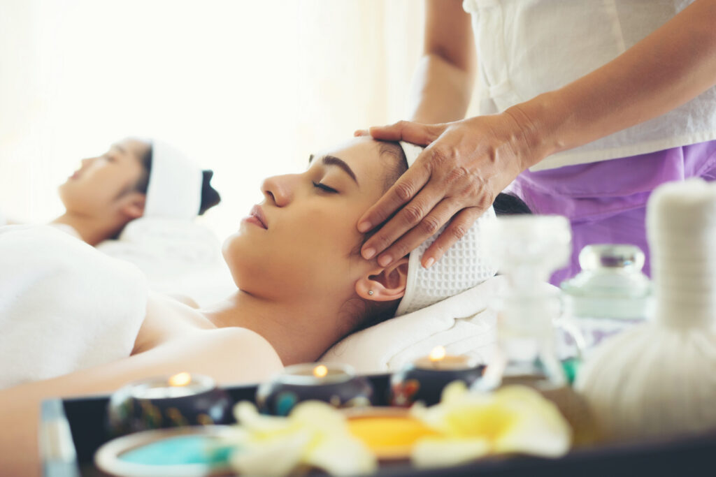 What Is a Medical Spa? How It Differs From a Traditional Spa 1 young beautiful woman having face massage relaxing spa